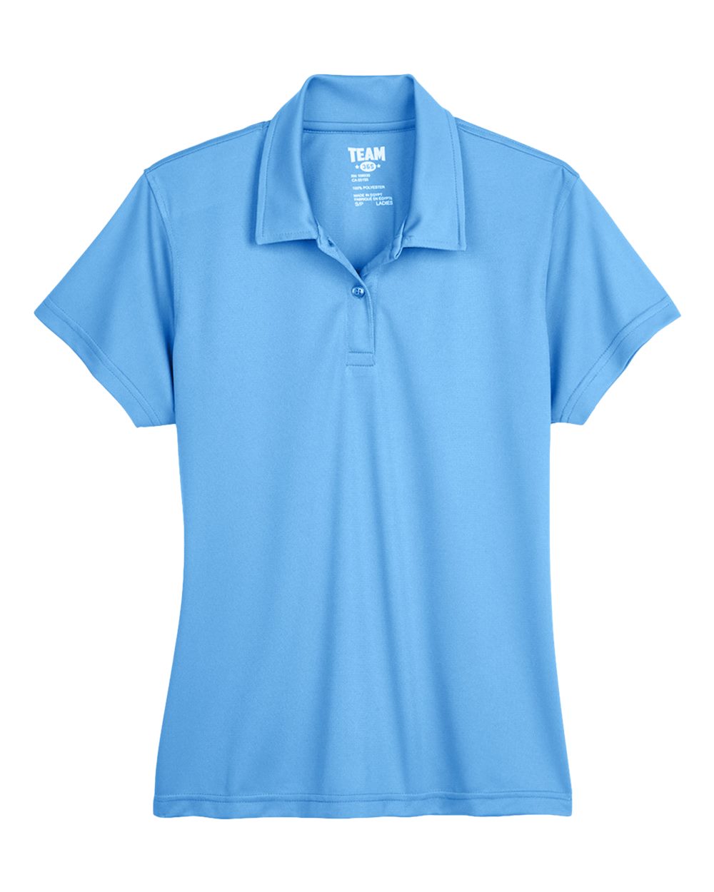 Front View of Sport Light Blue Women's Command Snag Protection Polo - TT21W
