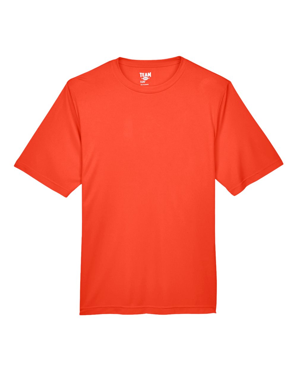 Front View of Sport Orange Men's Zone Performance T-Shirt - TT11