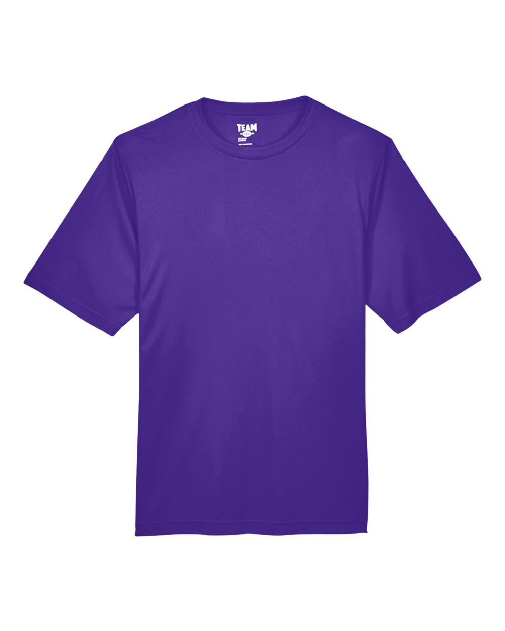 Front View of Sport Purple Men's Zone Performance T-Shirt - TT11
