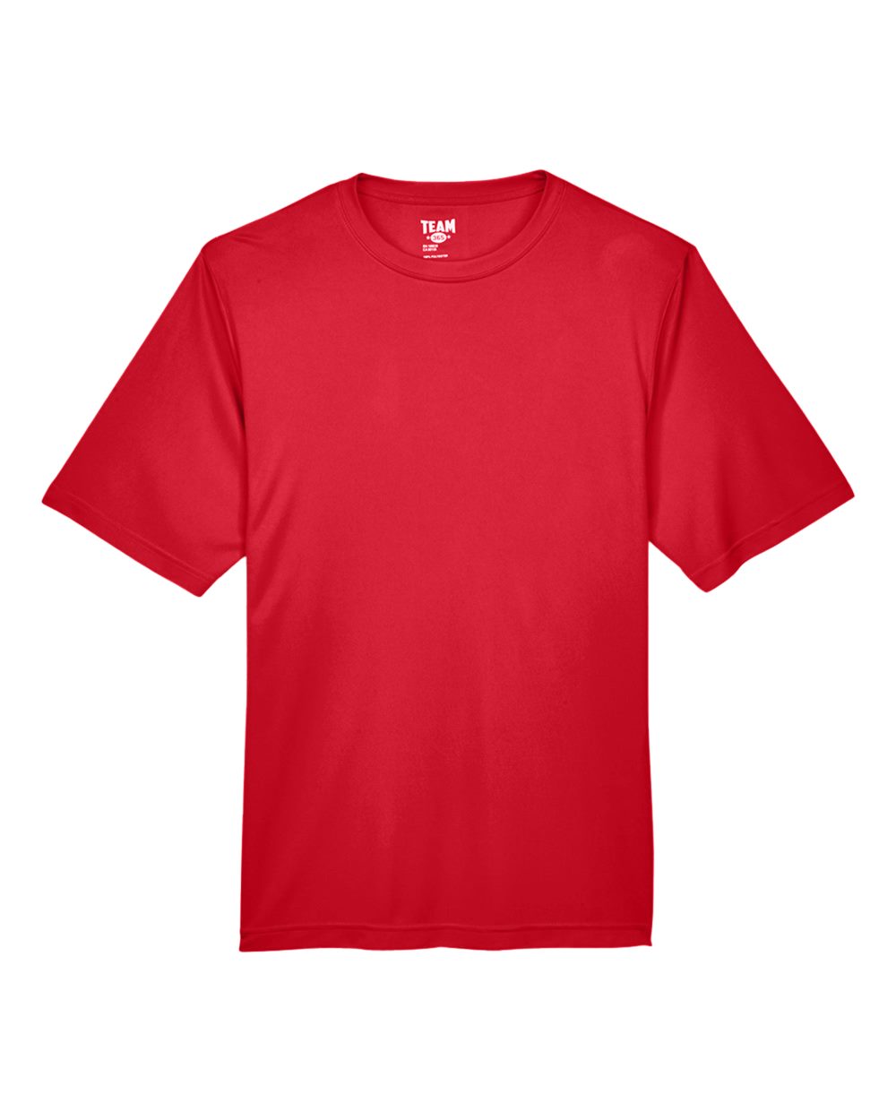 Front View of Sport Red Men's Zone Performance T-Shirt - TT11