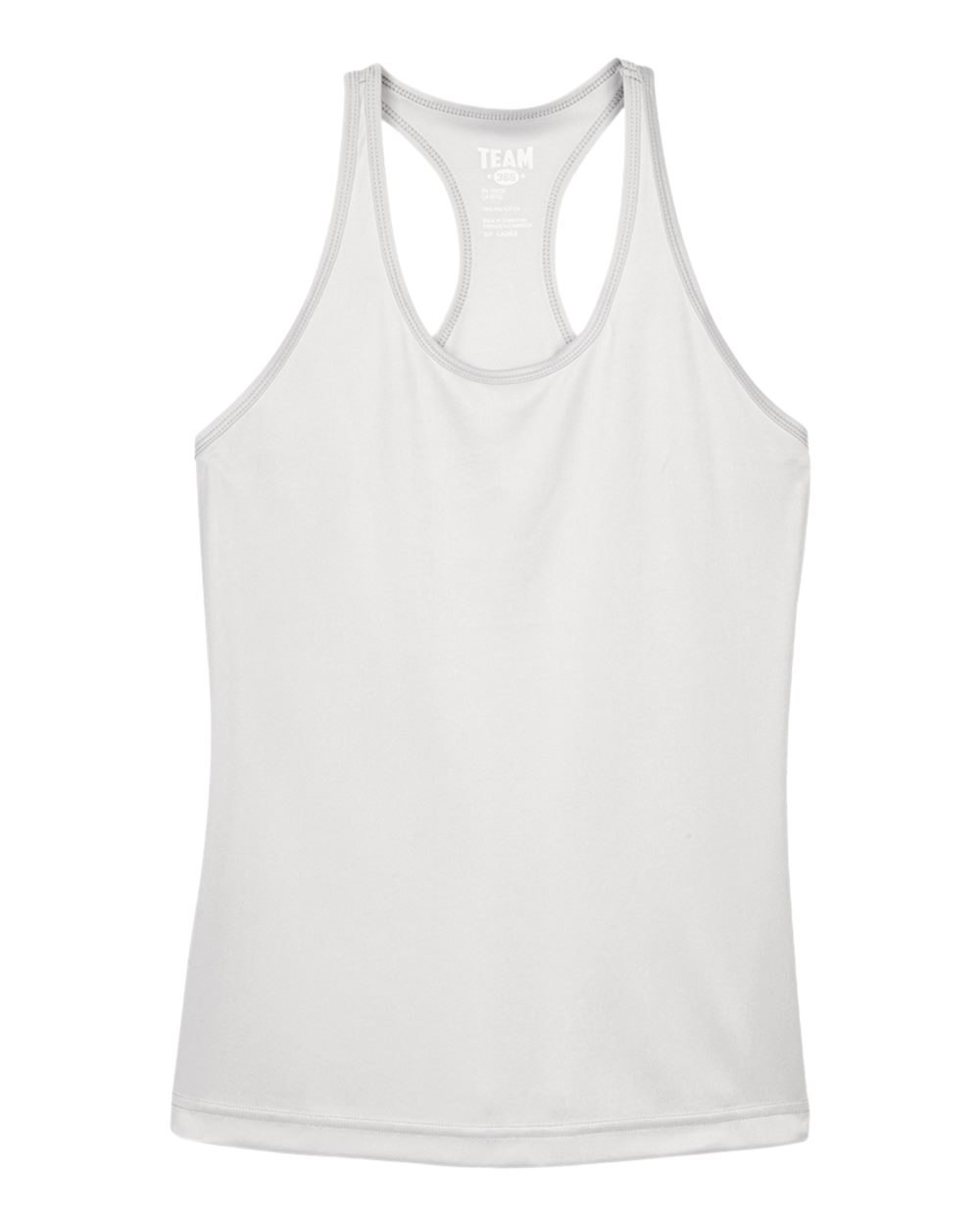 Front View of Sport Silver Women's Zone Performance Racerback Tank - TT11WRC