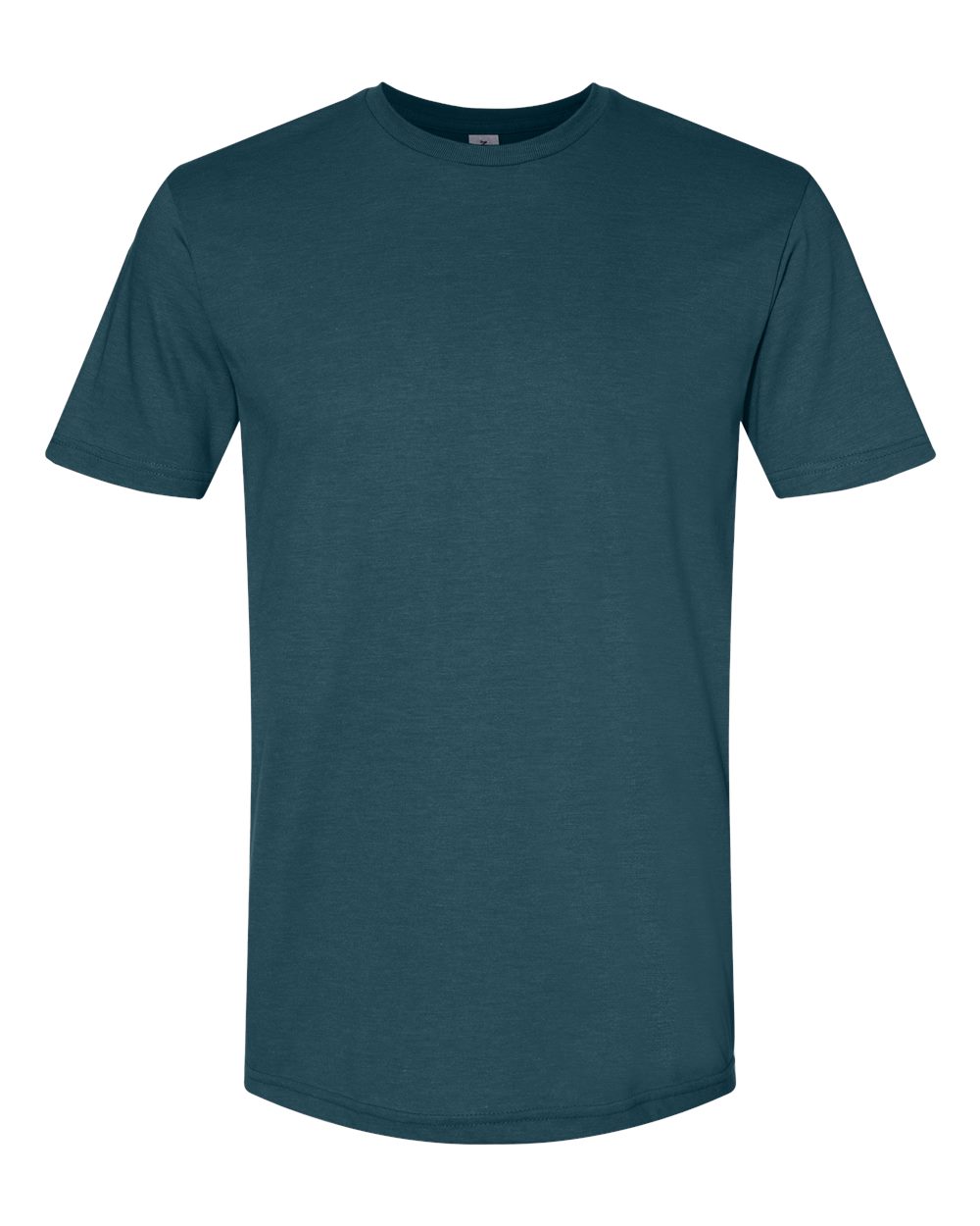 Front View of Steel Blue Softstyle® CVC T-Shirt - 64000CVC