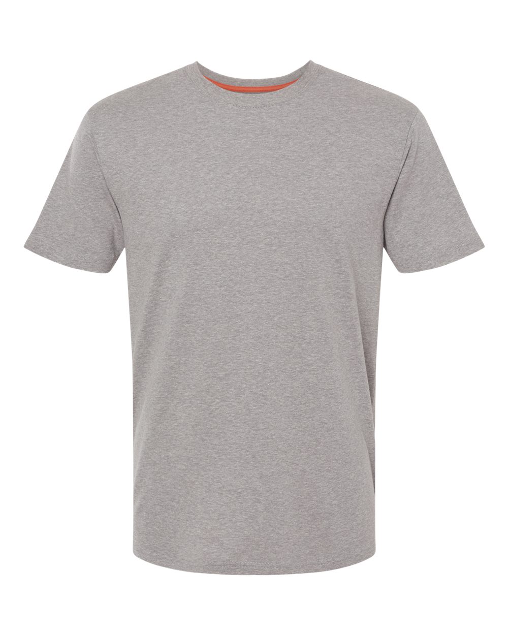 Front View of Steel Grey RecycledSoft™ T-Shirt - 2010