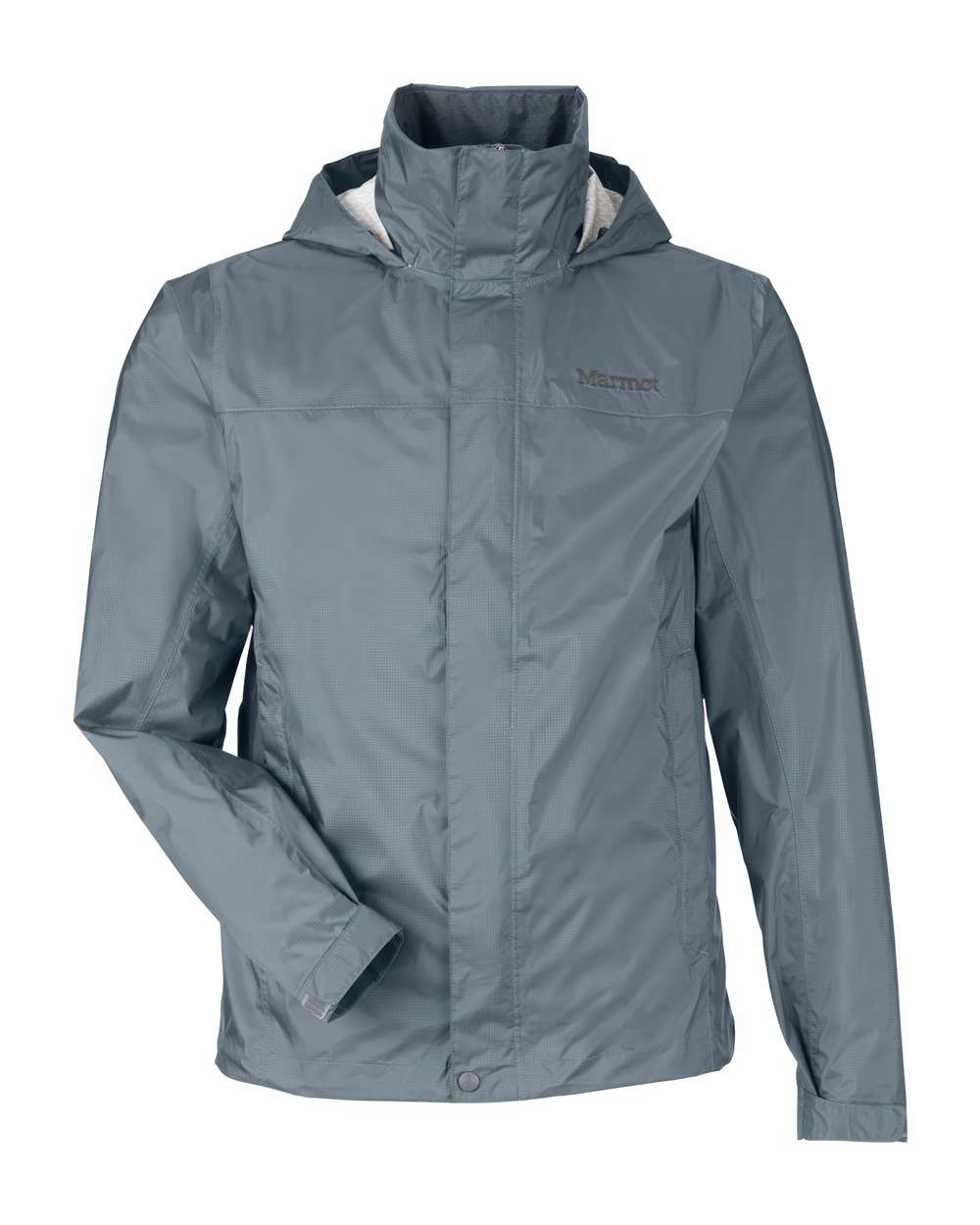 Front View of Steel Onyx Men's PreCip® Eco Packable Rain Jacket - M15881