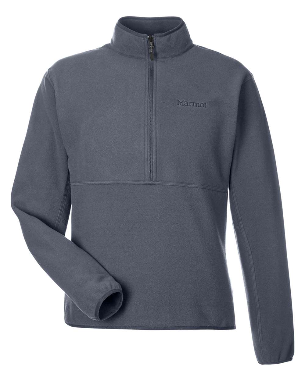 Front View of Steel Onyx Rocklin Half-Zip Jacket - M12650