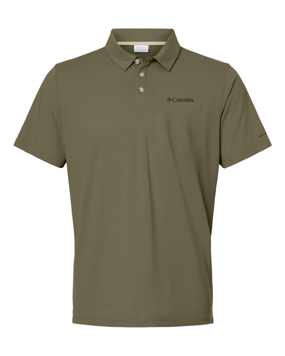 Front View of Stone Green Tech Trail™ Utility Polo - 211856