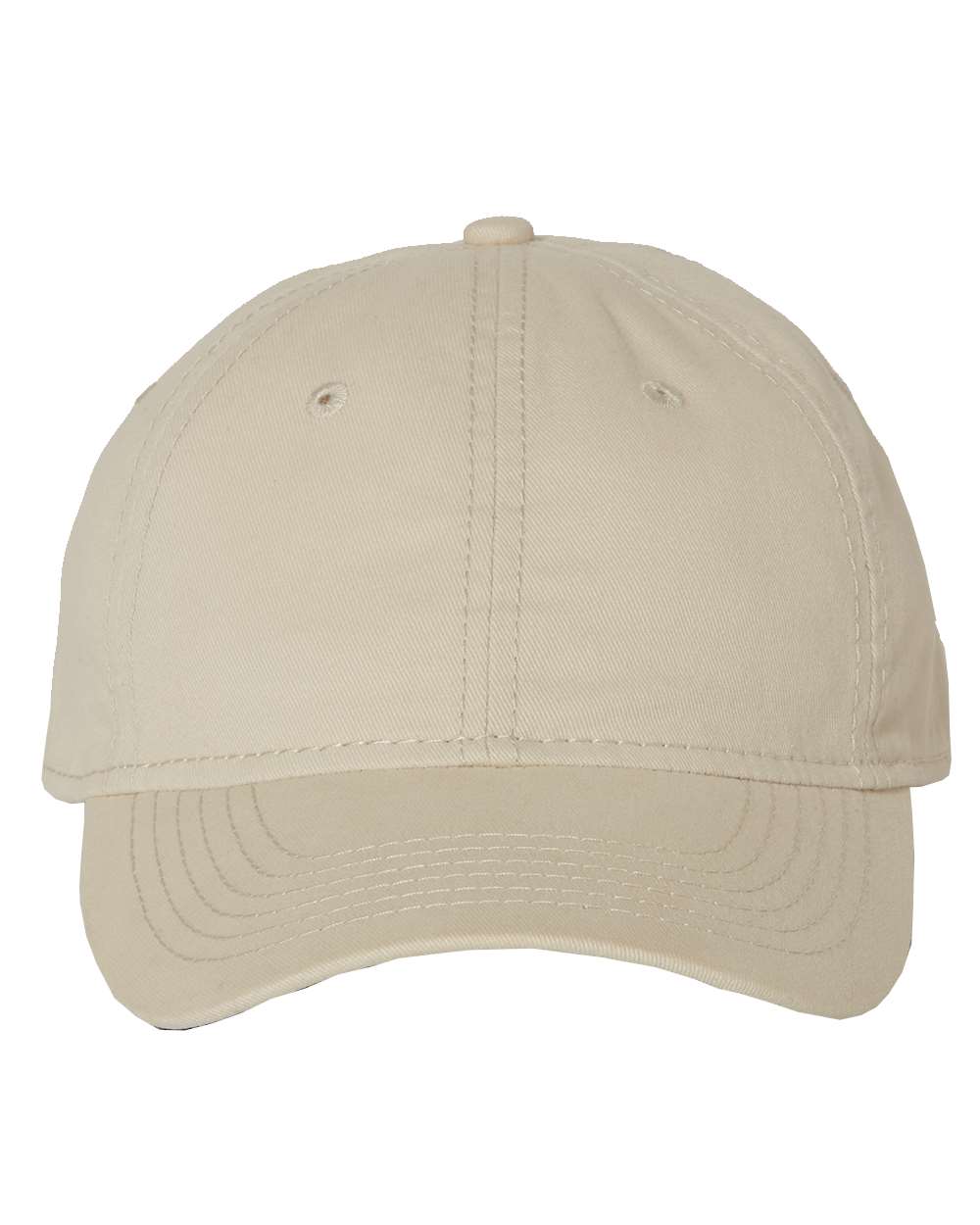 Front View of Stone Unstructured Cap - AH35