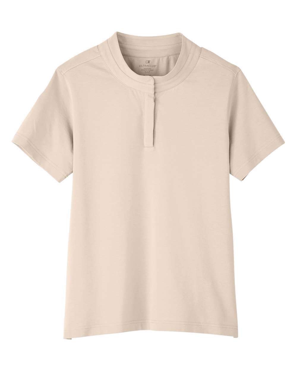 Front View of Stone Women's Lakeshore Stretch Cotton Performance Polo - UC105W