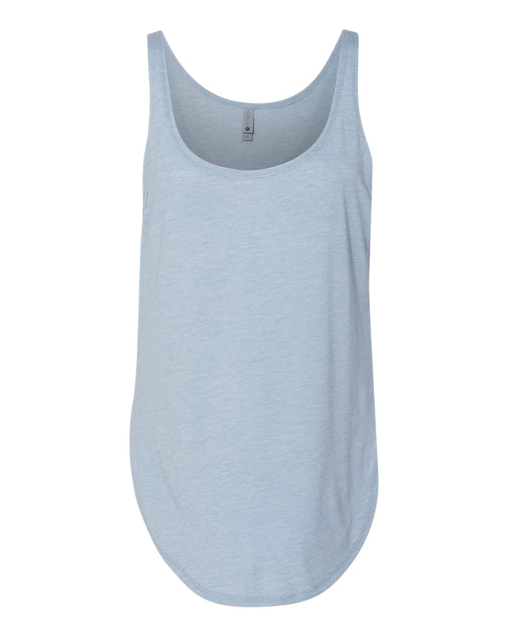 Front View of Stonewash Denim Women's Festival Tank - 5033