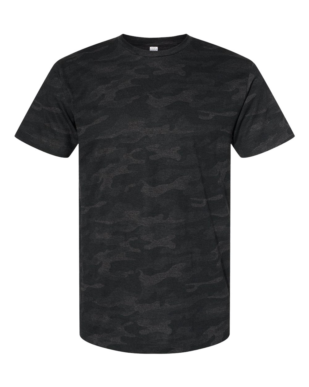 Front View of Storm Camo Fine Jersey Tee - 6901
