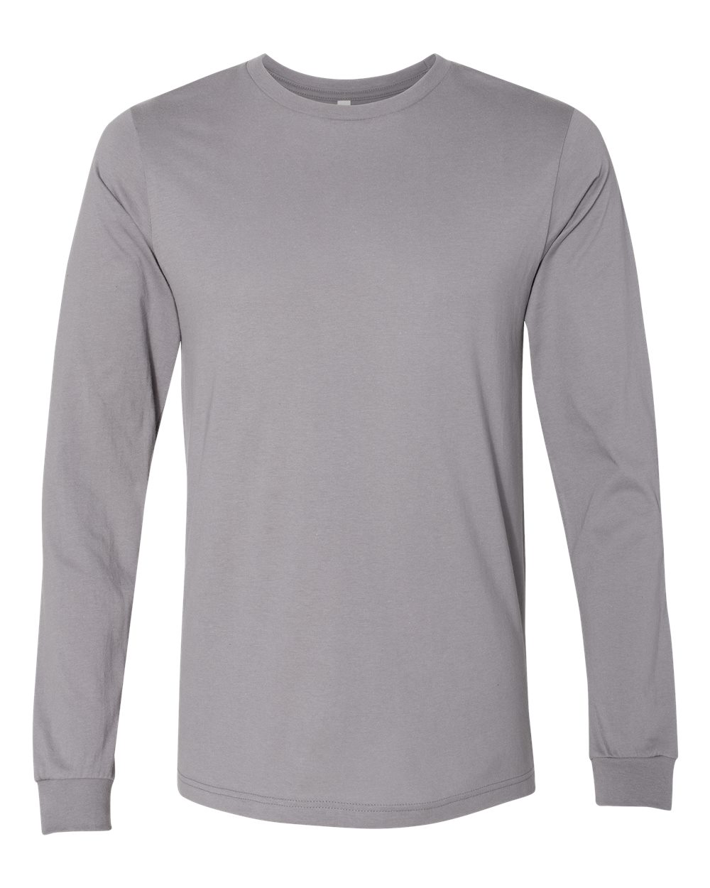 Front View of Storm Jersey Long Sleeve Tee - 3501