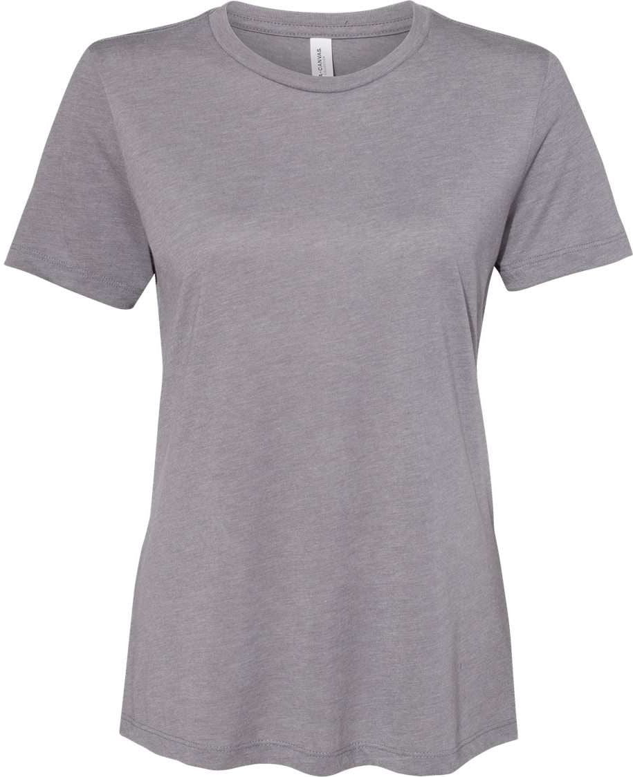 Front View of Storm Triblend Women’s Relaxed Fit Triblend Tee - 6413