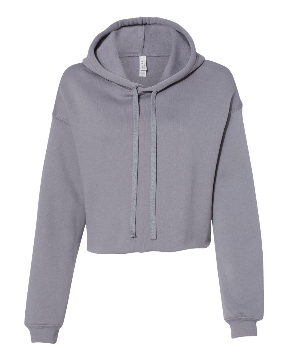Front View of Storm Women's Crop Fleece Hoodie - 7502