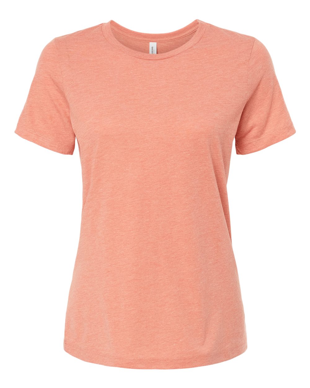 Front View of Sunset Triblend Women’s Relaxed Fit Triblend Tee - 6413