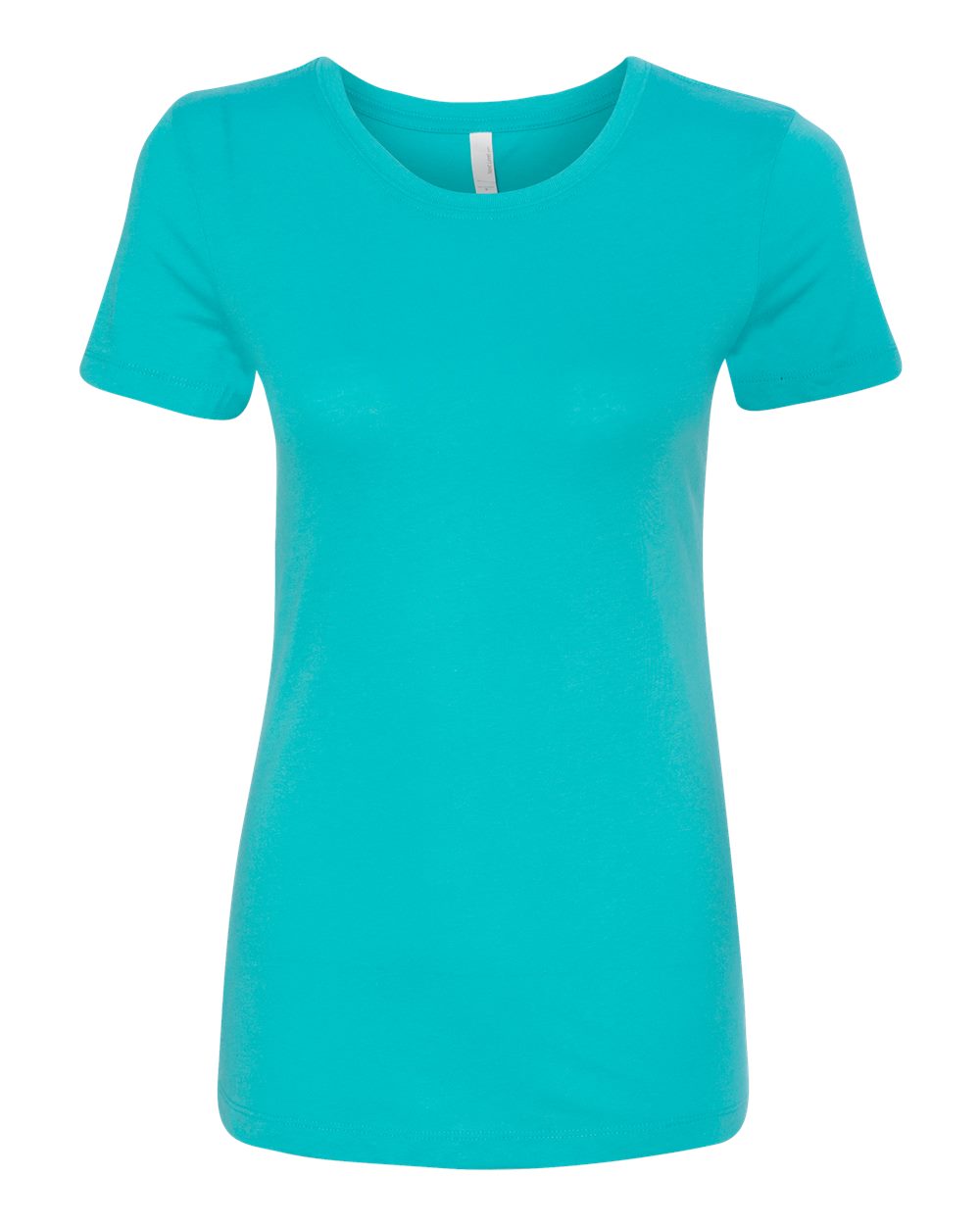 Front View of Tahiti Blue Women's Ideal T-Shirt - 1510