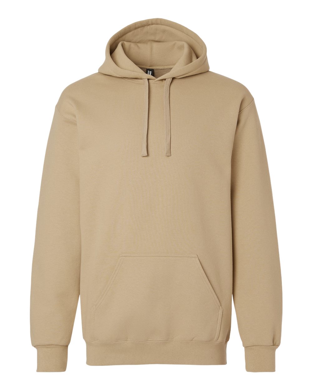 Front View of Tan Hammer™ Maxweight Hooded Sweatshirt - 19500