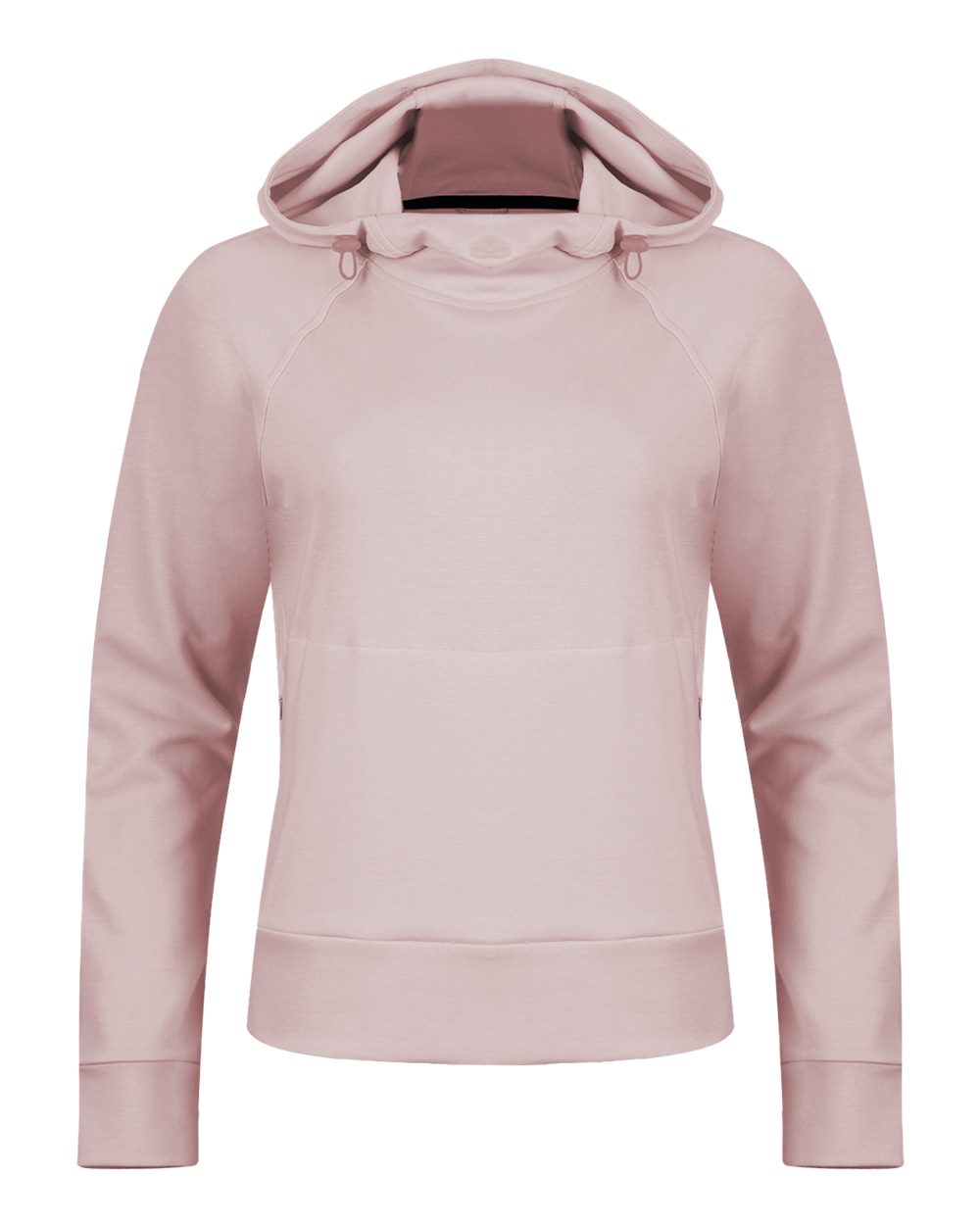 Front View of Tan Women's Emma Hooded Sweatshirt - SWE600L