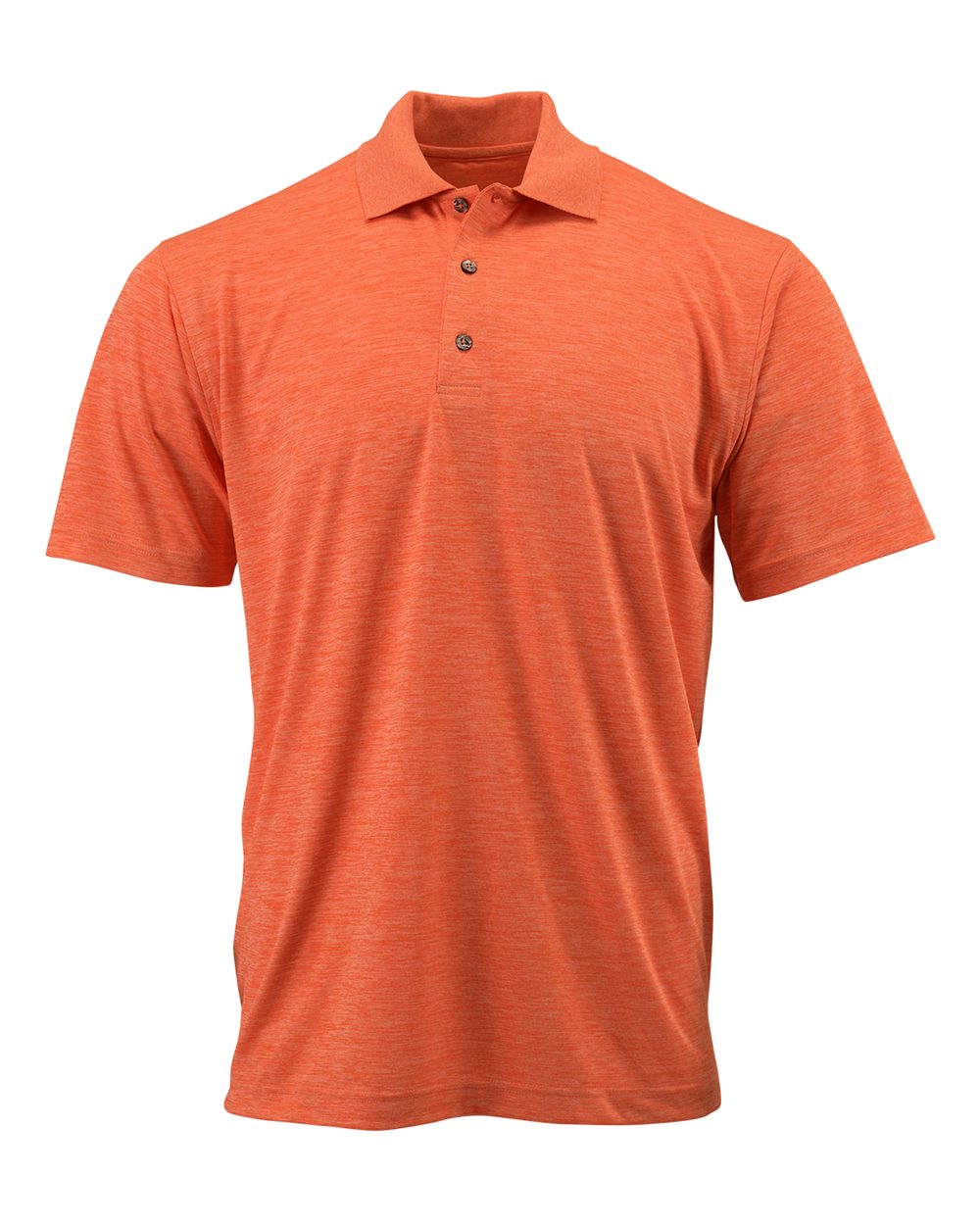 Tangerine Heather Dakota Striated Heather Polo - 130