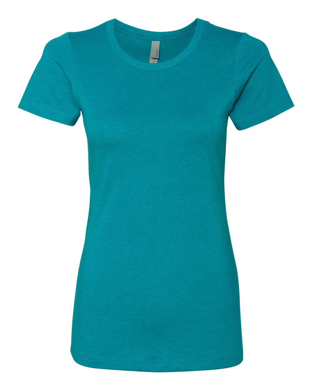 Front View of Teal Women’s CVC T-Shirt - 6610