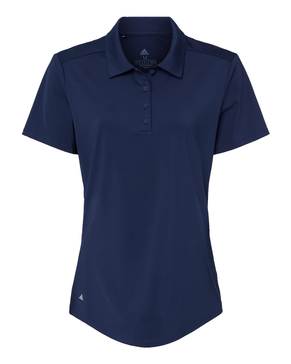 Front View of Team Navy Blue Women's Ultimate Solid Polo - A515