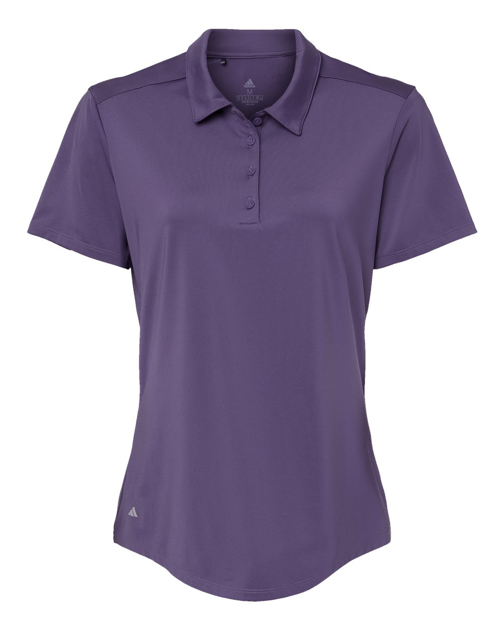 Front View of Tech Purple Women's Ultimate Solid Polo - A515