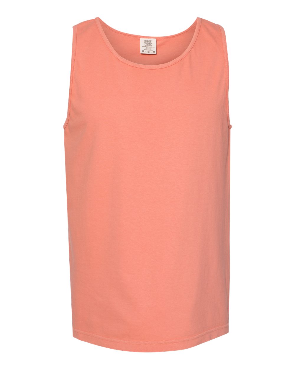 Front View of Terracotta Garment-Dyed Heavyweight Tank Top - 9360