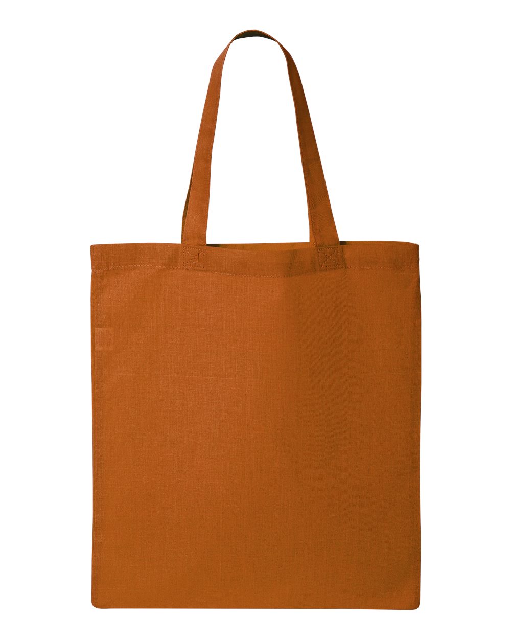 Front View of Texas Orange Economical Tote - QTB