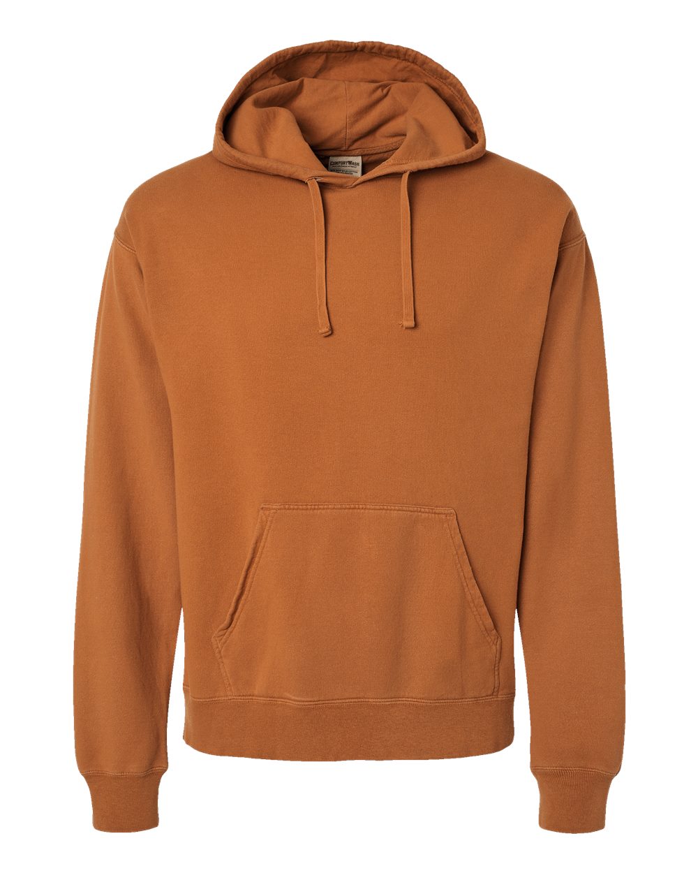 Front View of Texas Orange Garment-Dyed Hooded Sweatshirt - GDH450