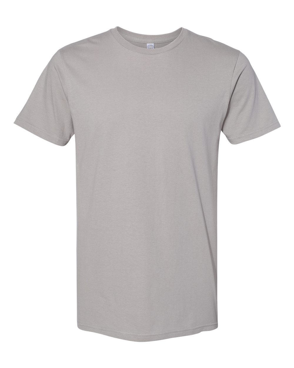 Front View of Titanium Fine Jersey Tee - 6901