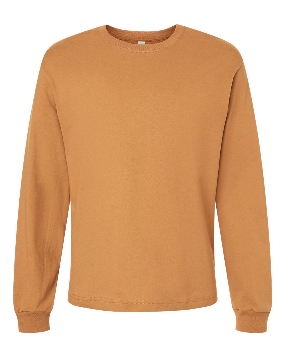 Front View of Toast 6 oz. Heavyweight Long Sleeve Tee - 3511