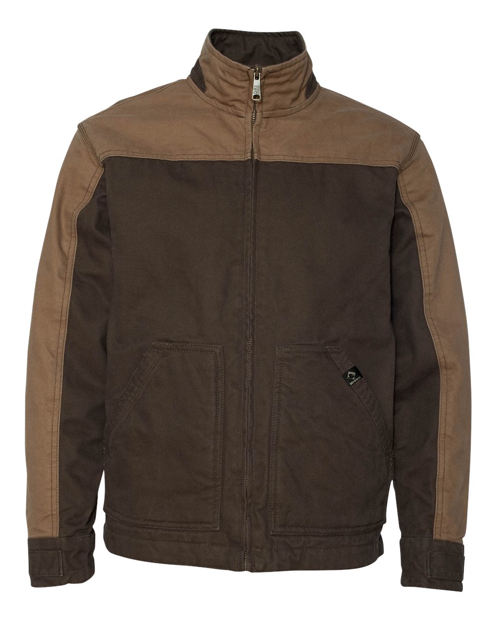 Front View of Tobacco/ Field Khaki Horizon Boulder Cloth™ Canvas Jacket - 5089