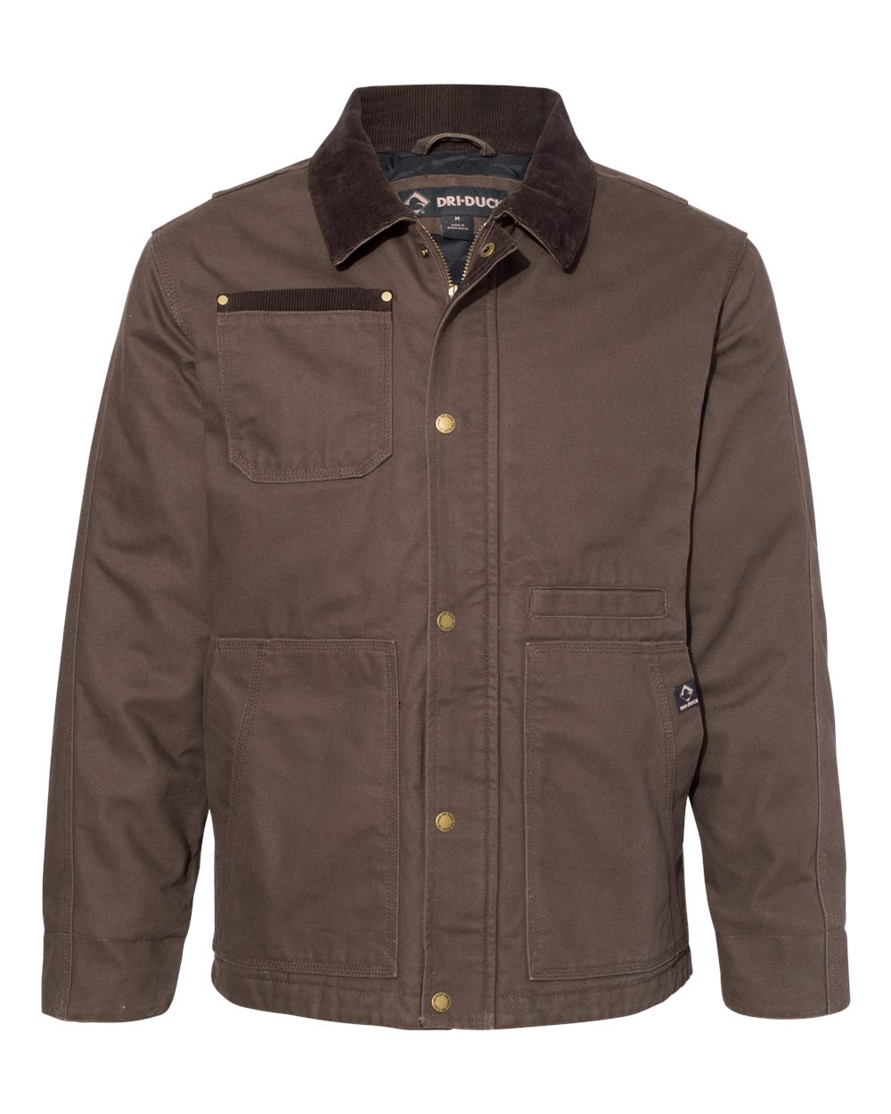 Front View of Tobacco Rambler Boulder Cloth Jacket - 5091