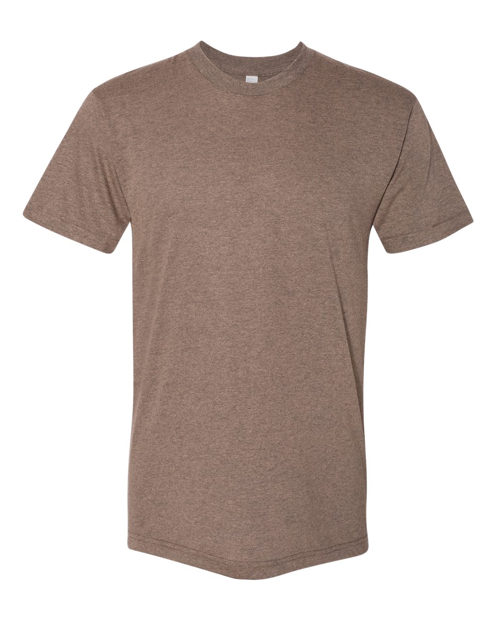 Front View of Tri-Coffee USA-Made Triblend Track Tee - TR401USA