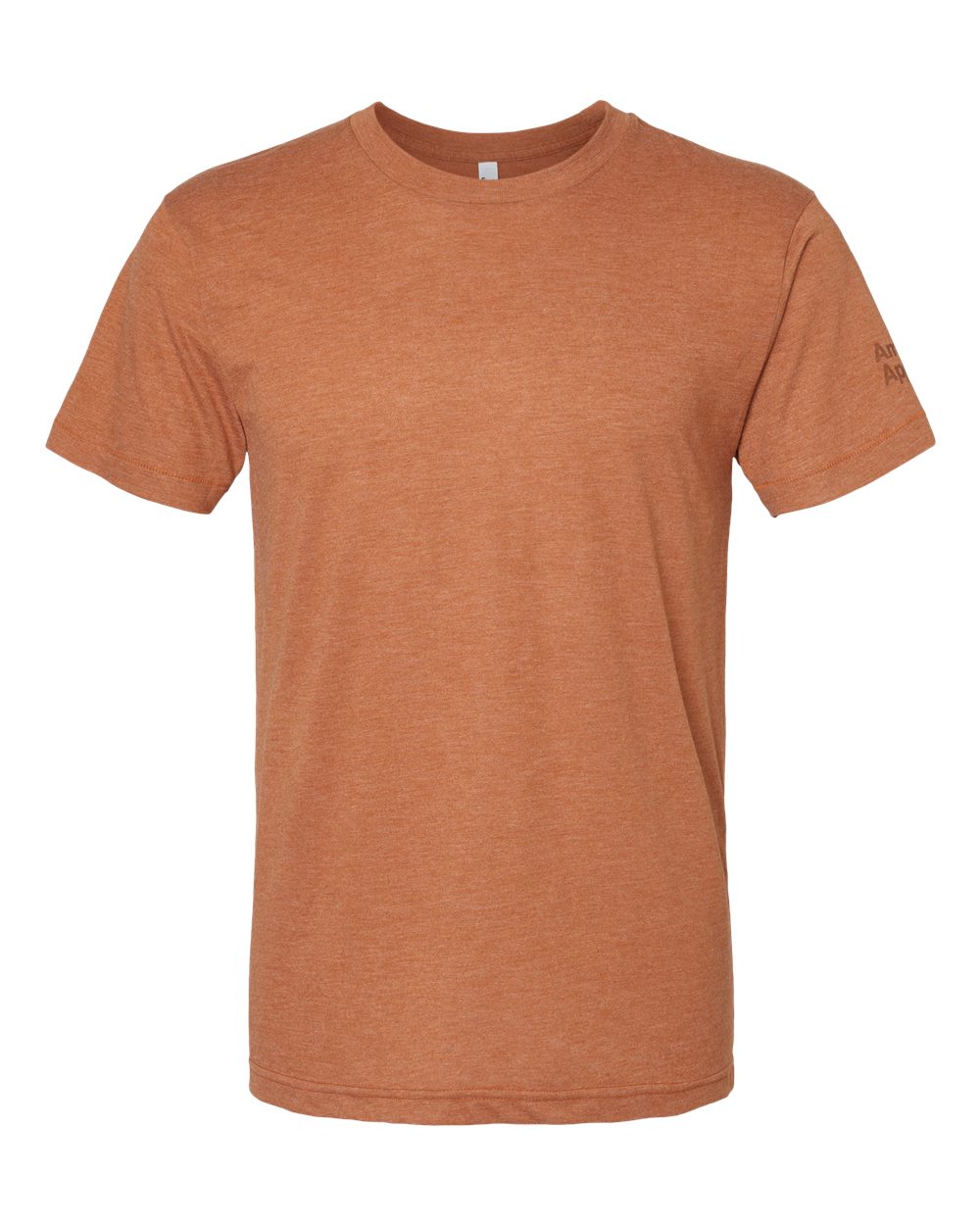 Front View of Tri-Rust Triblend Track Tee - TR401