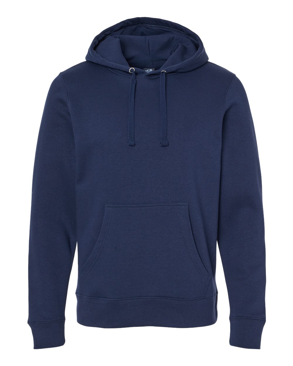 Front View of True Navy BTB Fleece Hooded Sweatshirt - 8720