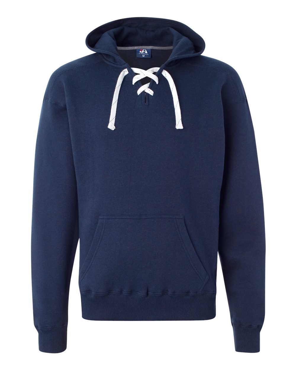 Front View of True Navy Sport Lace Hooded Sweatshirt - 8830