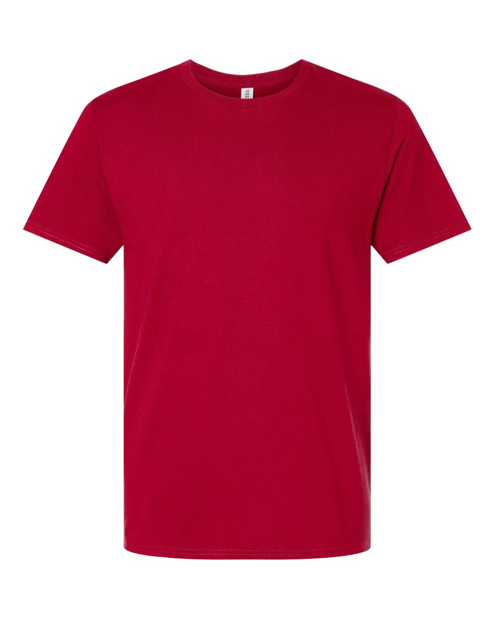 Front View of True Red Premium Cotton T-Shirt - 570MR