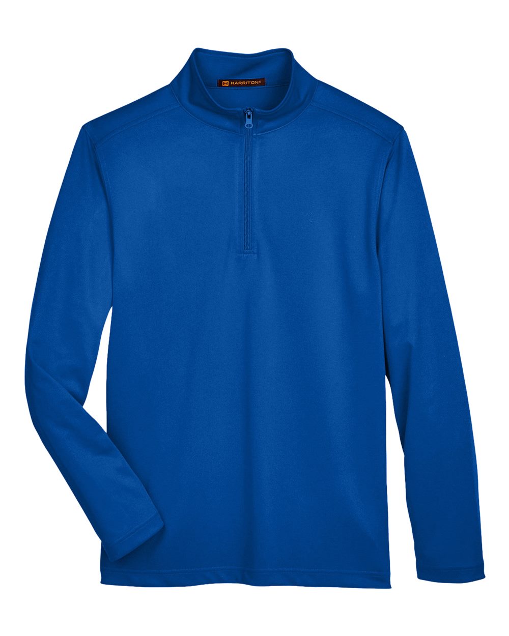 Front View of True Royal Men's Advantage Snag Protection Plus Quarter-Zip Pullover - M748