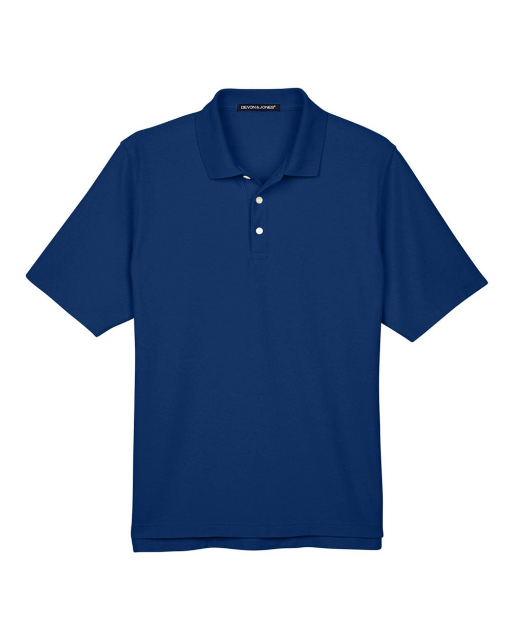 Front View of True Royal Men's DRYTEC20™ Performance Polo - DG150