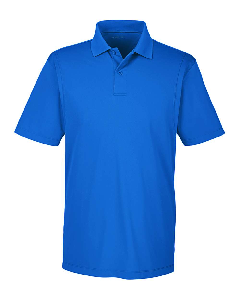 Front View of True Royal Men's Micro Piqu Polo - M354