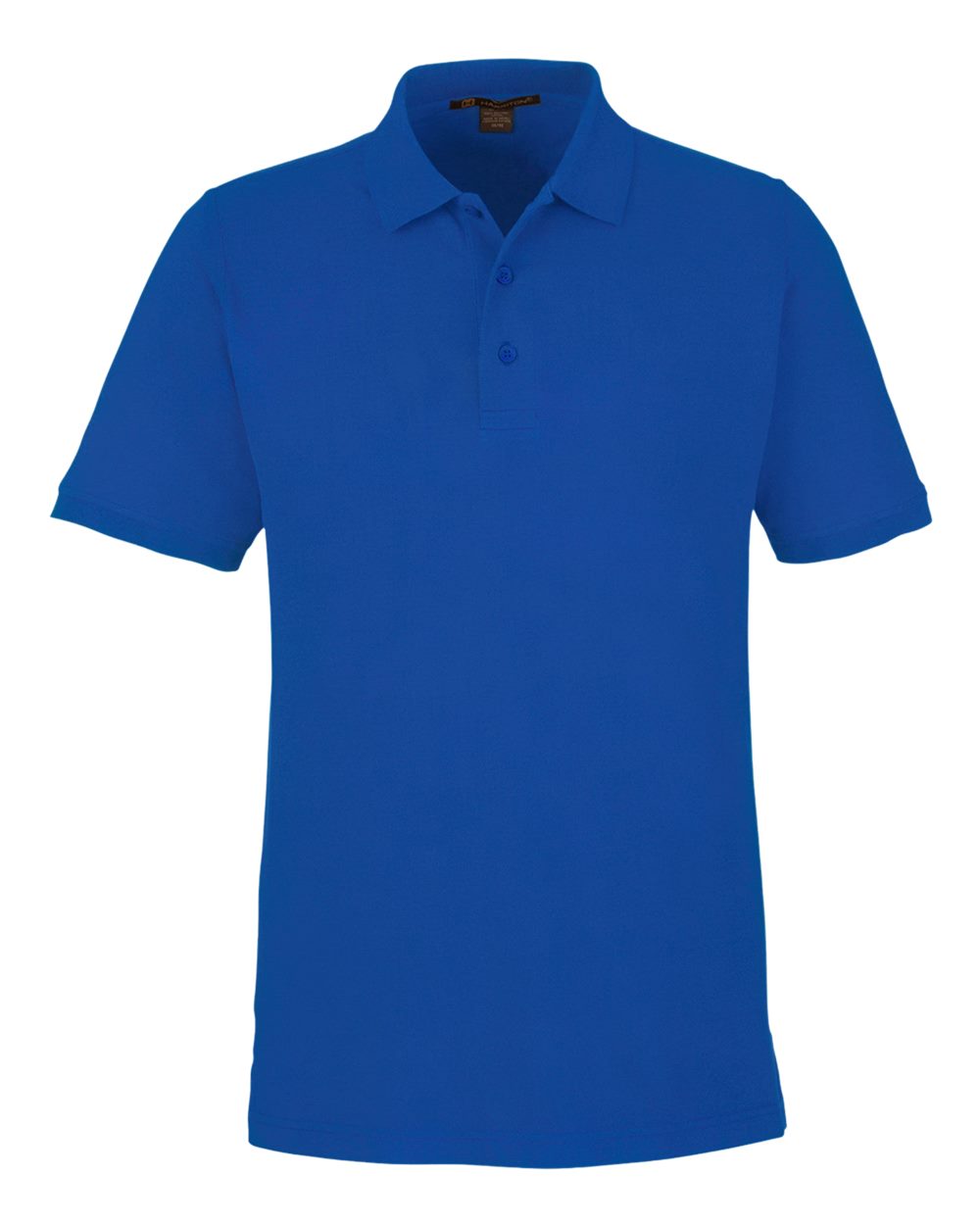 Front View of True Royal Men's Valiant Cotton Snag Protect Polo - M205