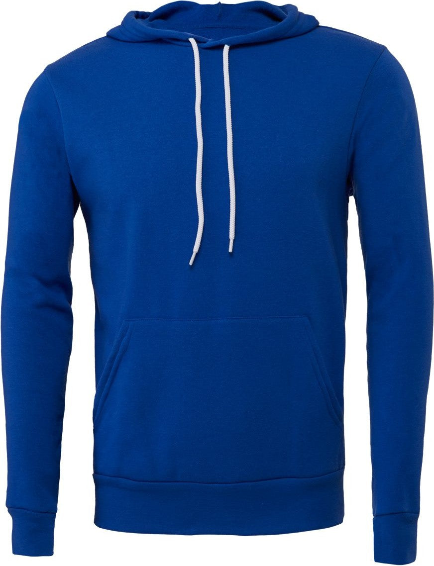 Front View of True Royal Sponge Fleece Hoodie - 3719