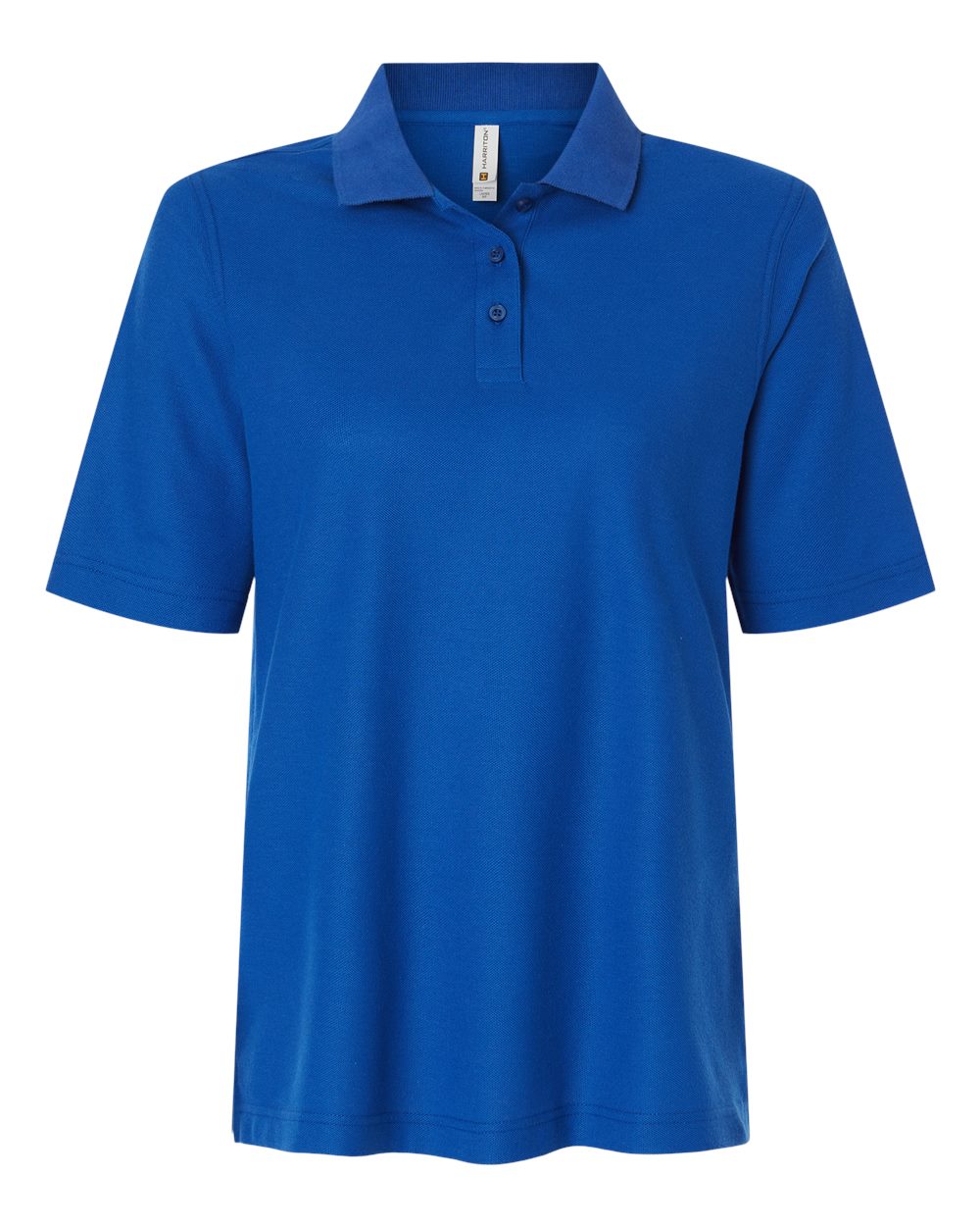 Front View of True Royal Women's Maverick CVC Pique Polo - M105W