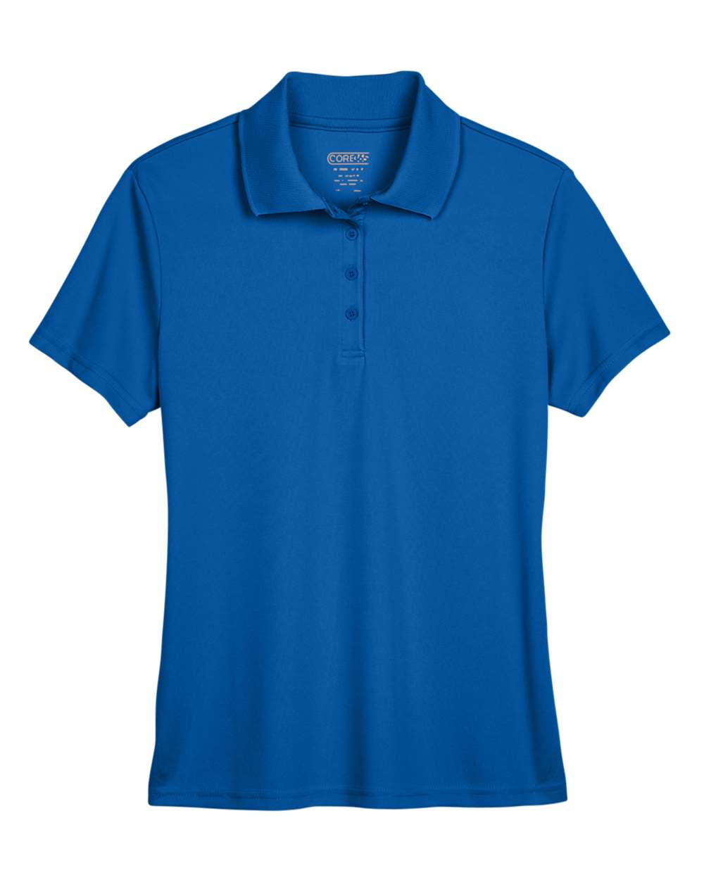 Front View of True Royal Women's Origin Performance Piqué Polo - 78181