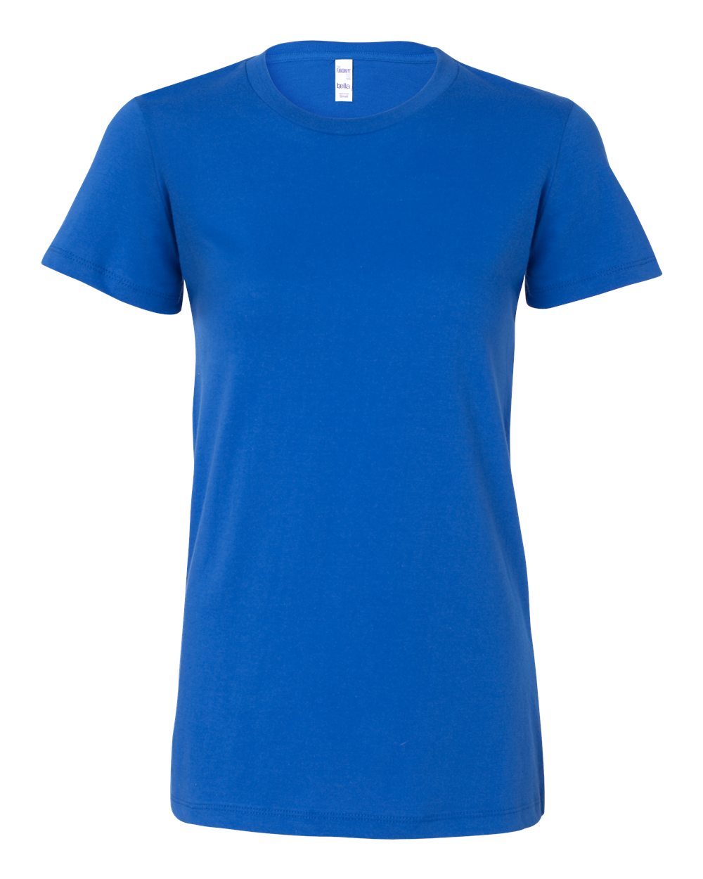 Front View of True Royal Women's Slim Fit Tee - 6004