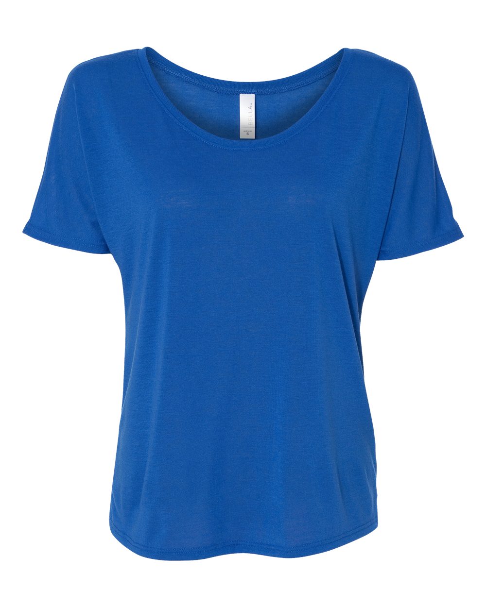 Front View of True Royal Women’s Slouchy Tee - 8816