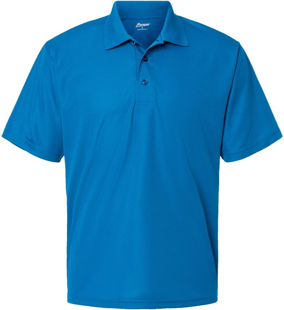 Front View of Turquoise Sebring Performance Polo - 500