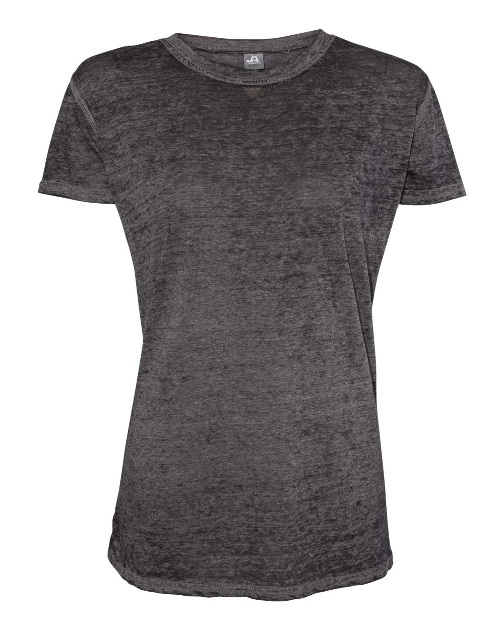 Front View of Twisted Black Women’s Zen Jersey T-Shirt - 8116