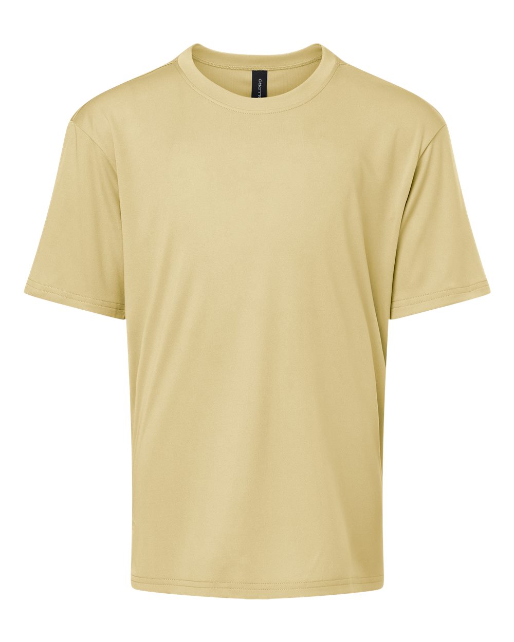 Front View of Vegas Gold Pro-Lock Youth Performance T-Shirt - 48000Y