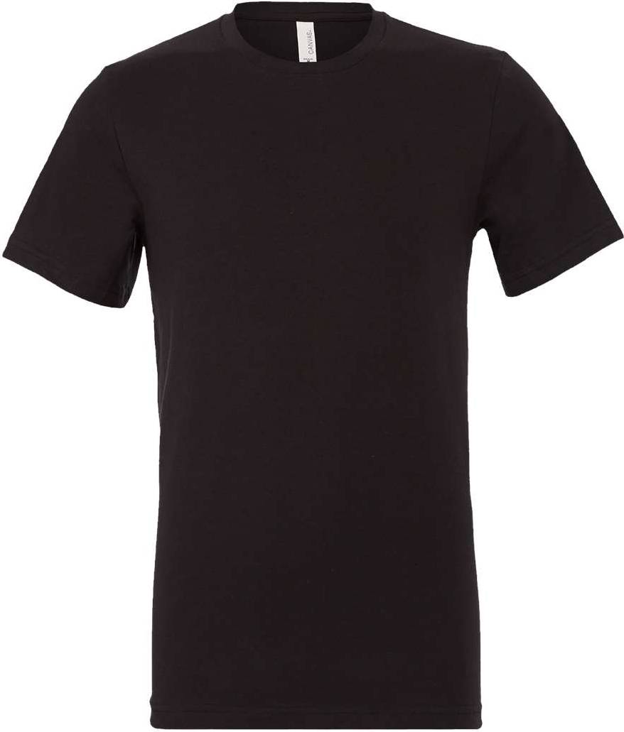 Front View of Vintage Black Jersey Tee - 3001